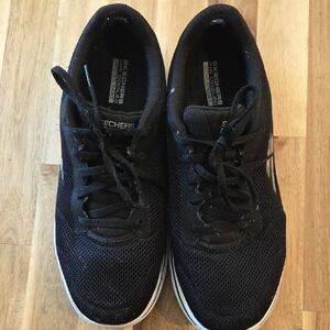 Skechers Women's Black Mesh Athletic Shoes